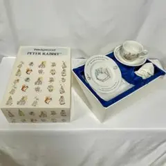 ウェッジウッド ピーターラビット カップ&ソーサー プレート 箱付 トリオ