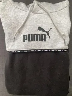 PUMA パーカー Mサイズ グレー/ブラック