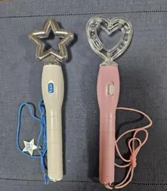 氷川きよしペンライト　星型、ハート型2本セット