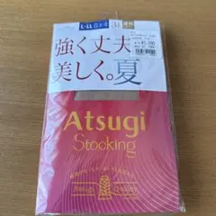 Atsugi ストッキング L-LL ヌーディベージュ 3足組