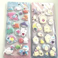 つぶらな瞳のぷくぷくシール 水族館　生牡蠣 牡蠣 赤ちゃん なまがきちゃんセット