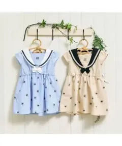 アプレレクール　セーラーワンピース　tinybear 90