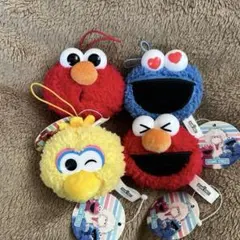 【SESAME 】セサミストリート/フェイスマスコット/第2弾/コンプリート