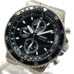 ヘ*ン様 セイコー chronograph 7T62-0JF0 【稼働訳あり品】 Seiko Premier Chronograph Alarm Sapphire Crystal 38mm Men's Watch