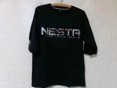 98059　NESTA　半袖Tシャツ　黒　M