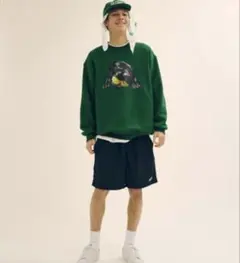 Setin セットイン　スウェット　グリーンのサムネイル