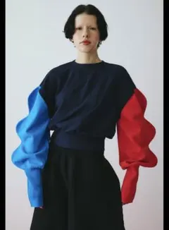 人気完売品】HeRIN.CYE ポンチライトカーディガン 柄NVY - メルカリ
