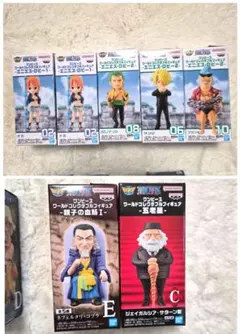 ワンピース ワールドコレクタブルフィギュア バラ 7セット