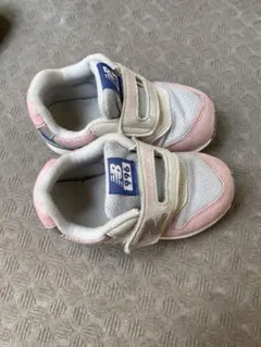 New Balance 996 キッズシューズ ピンク/グレー　14.5センチ