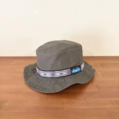 極美品　アメリカ製　カブー　ストラップバケットハット　　オリーブ　Sサイズ