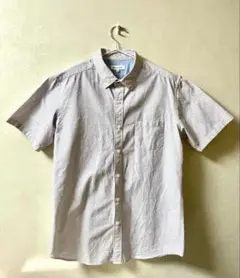【THE SHOP TK】刺子柄 半袖シャツ XL メンズ 赤 青 白 ワールドのサムネイル