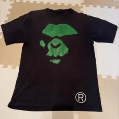 期*れ様 A BATHING APE Tシャツ ブラック グリーンのサムネイル