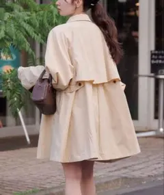 kastane バックギャザートレンチコートのサムネイル