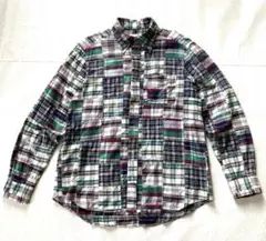 【green label relaxing】パッチワークシャツ メンズ M