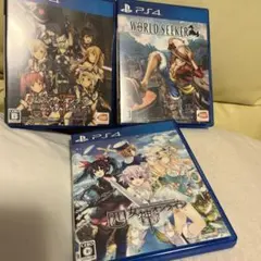 ワンピース ソードアートオンライン 四女神オンライン 3本セットps4