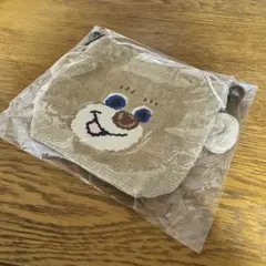 フェイラー　ドアップテディ　耳付き巾着