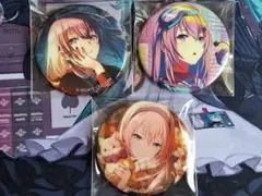 プロセカ 巡音ルカ グリッター缶バッジ 3個セット