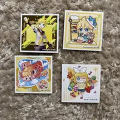 鏡音リン レン ステッカー 4枚セット