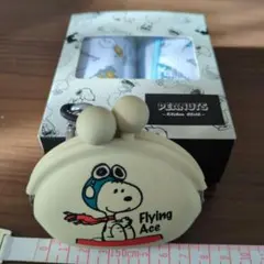 スヌーピー ポーチとキッチンクロス