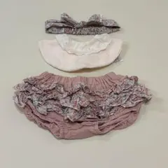 mocmof モクモフ おめかしギフト 3点セット （レース） ピンク