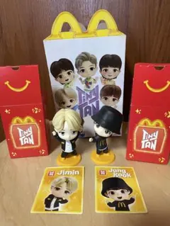 BTSジミン ジョングク フィギュアセットTiny Tan USA 日本未発売のサムネイル