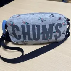 超美品未使用CHUMS ショルダーバッグ　(ボートロゴショルダースウェット)