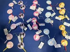 2022年⭐︎ミニうちわ⭐︎30個⭐︎サンリオ⭐︎プレミアムマスコット⭐︎コンプリ