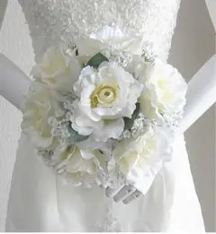 ウェディング　前撮り　ブーケ　ブートニア　セット