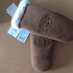 UGG シープスキン ヘリテージ ロゴ ミトン S/M