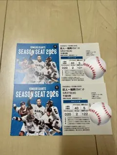2026年5月27日（水）巨人vsソフトバンク交流戦　スカイシートB　2枚セットのサムネイル