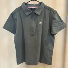 asics グレー ポロシャツ Mサイズ