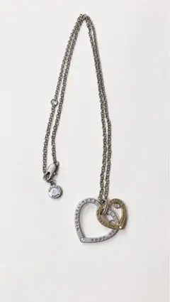 MICHAEL KORS ハート ネックレス シルバー ゴールド