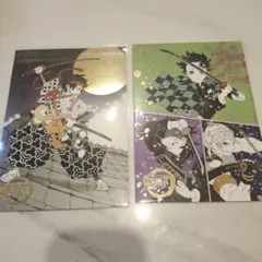 【鬼滅の刃】原画展　箔押しイラストカードコレクション×２点