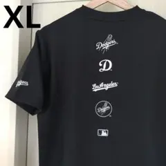 新品未使用　ドジャース　　半袖　Tシャツ　LA バックプリント　ブラック　XL