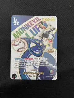 モンキー・D・ルフィ L 【英語版】 ワンピースx ドジャース PSA9