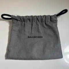 値下げ!BALENCIAGA グレー 巾着 アクセ入れ デジカメケース ポーチ