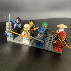 LEGO 互換Ninjago ミニフィギュア 8体セット