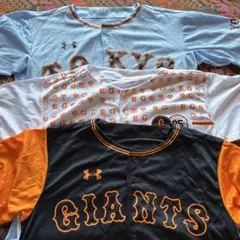 ジャイアンツ応援Tシャツ UNDER ARMOUR製 3枚セット