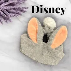ディズニーランド✨ヘアバンド　とんすけ　うさ耳　バンビキャラクター　ふわふわ