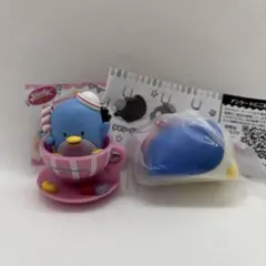 タキシードサム　コーヒーカップ& すやすやフィギュアチャーム　2点セット