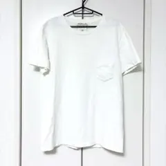 レミレリーフ remi relief ポケット Tシャツ 白 XL ダメージ加工