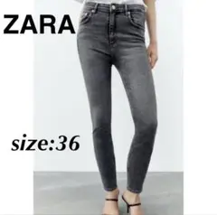 ZARA ザラ スキニーデニム デニムパンツ 黒デニム ジーパン ジーンズ