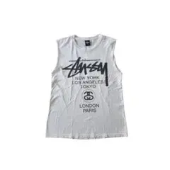 Stüssy ホワイト タンクトップ Sサイズのサムネイル