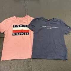 TOMMY HILFIGER Tシャツ 2枚セット 大きくプリント割れありのサムネイル