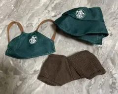 スターバックス 着せ替え服 3点セット　ラブブ　ぬい服