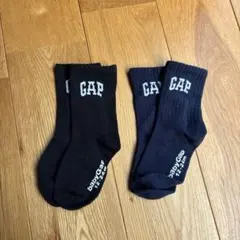 babyGap ブラック ネイビー　ベビー靴下 12-24m