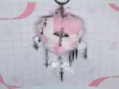 ピンクナースの地雷系キーホルダー