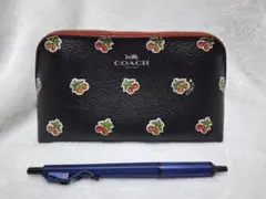COACH さくらんぼ柄 ポーチ