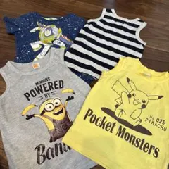 ミニオンズ・ポケットモンスター タンクトップ 4点セット