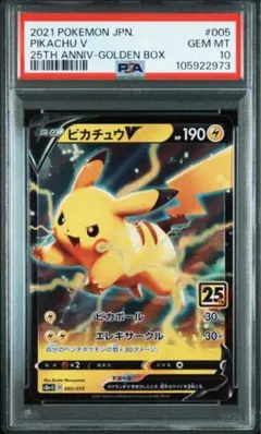 【PSA10】ピカチュウV 005/015 25th
